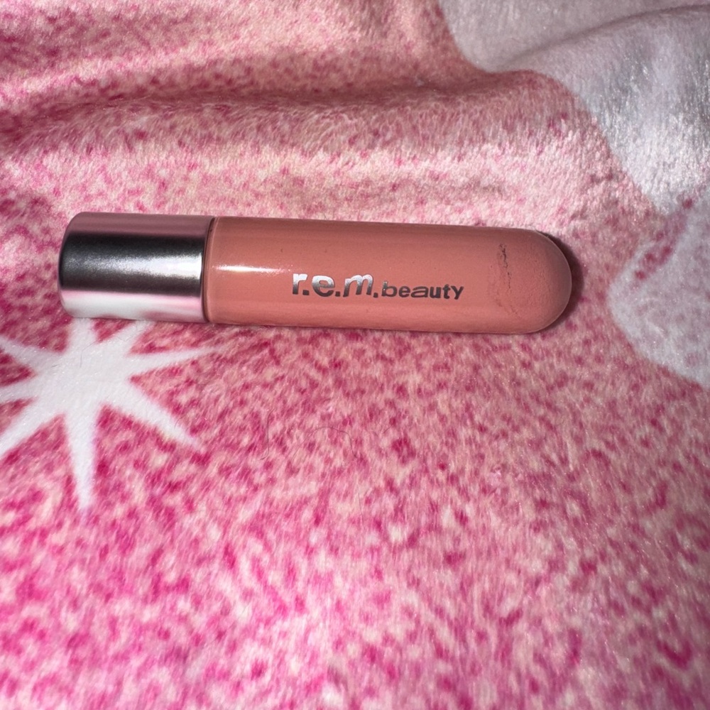 SOLD r.e.m. beauty on your collar plumping lip gloss - pink razor